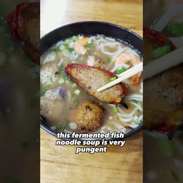 Secret Vietnamese Rice Noodle Soup Most Foreigners Run From | The Durian of Noodle Soup | Bun Mam