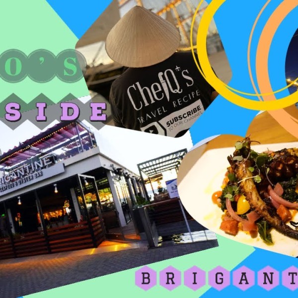 What To See & Where to Eat in San Diego: Seaport Village, Portside Pier's Brigantine Restaurant.